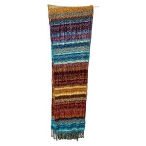 Multicolor Knit Scarf from India